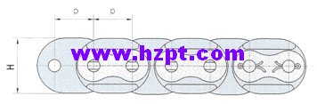 Roller Chain with U Type Attachments 20BF6