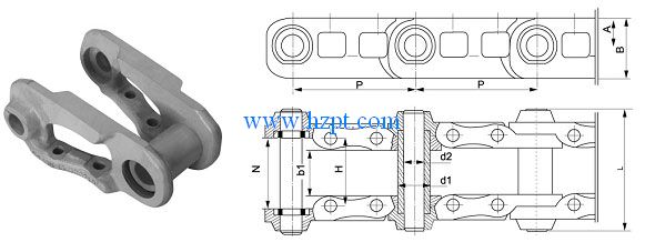 Chain,Chains,Cast Offset Sidebar Chain and Sprocket YD101,YD120,YD142,YD150,YD152,YD153,YD200