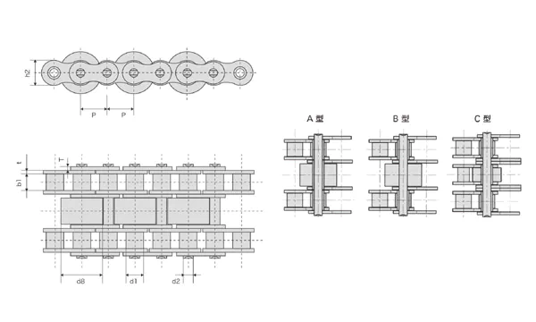 Conveyor Chains With Special Rollers
