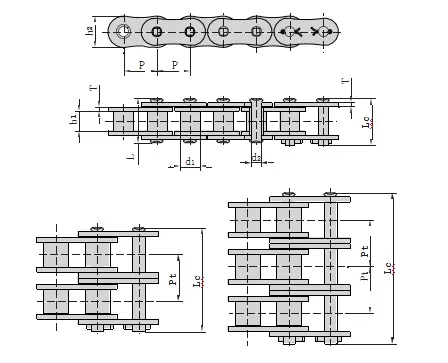 SP Series Heavy Duty Roller Chain