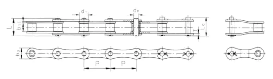 Stainless Steel Transmission Roller Chains