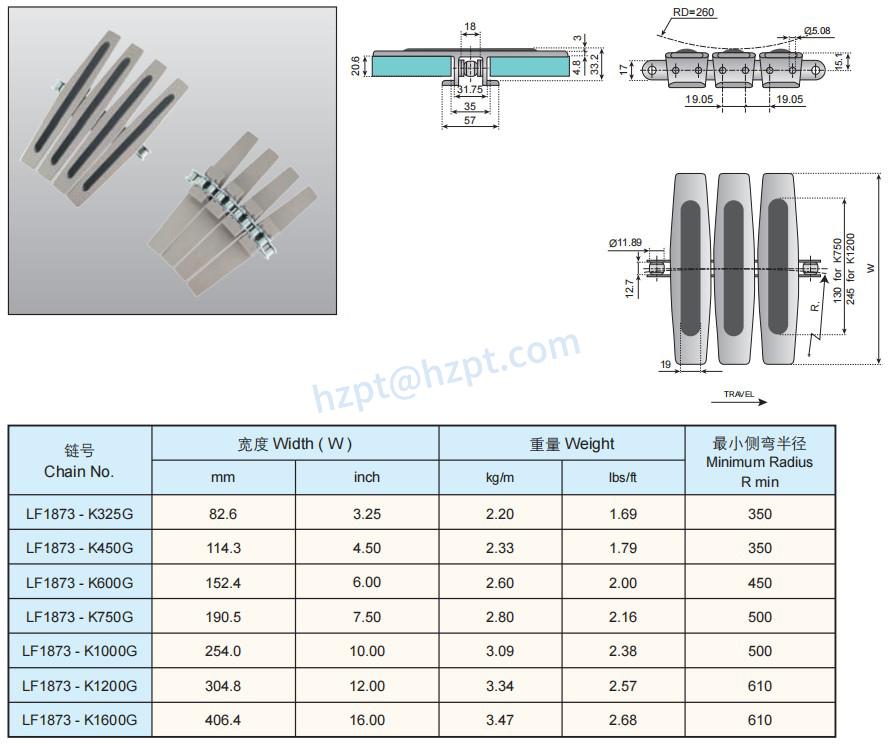 1873g_plastic_conveyor_chains_with_rubber_top
