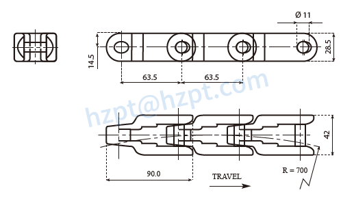 600 case conveyor chain-2