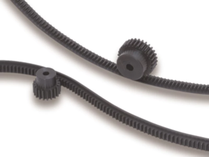 flexible gear rack