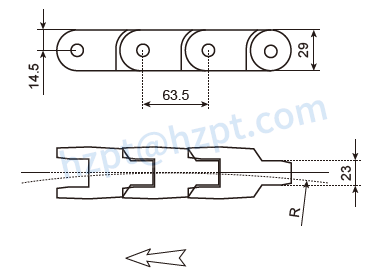 n260 case conveyor chain-2