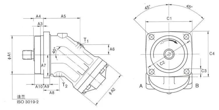 A2FM80 Hydraulic Axial Piston Motors