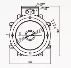 Frequency Brake Motor for Construction Lifting Elevator