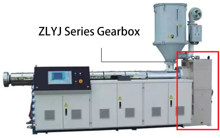 Extruder gearbox 
