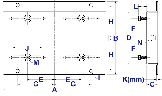 Electric Motor Slide Base