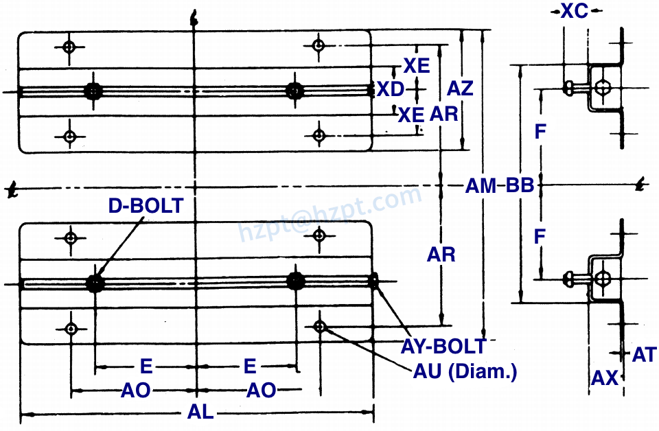 Standard Motor Rails - Style 2