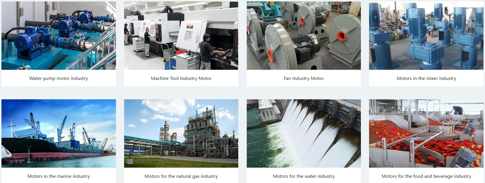 MS Series Three Phase Asynchronous Motor Applications