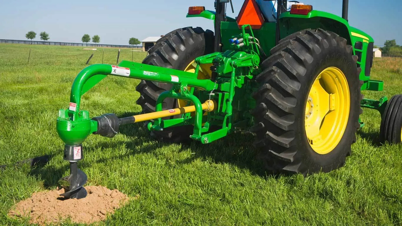 Operating Instructions of Post Hole Auger for Tractor