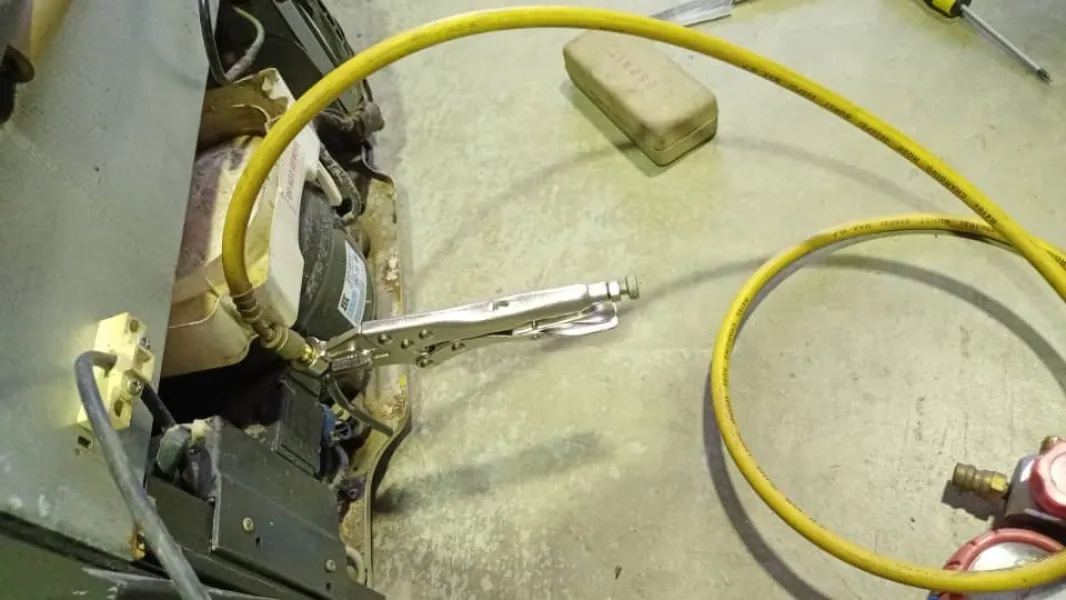 How to Use Refrigerant Recovery Tube Piercing Pliers