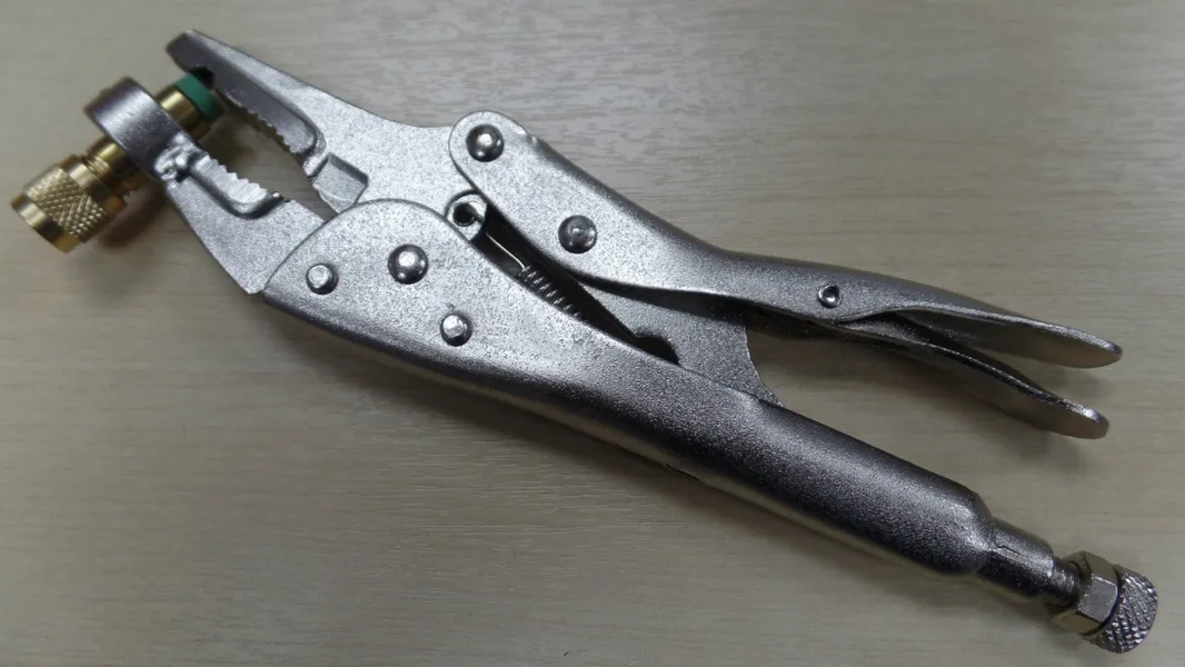 How to Use Refrigerant Recovery Tube Piercing Pliers