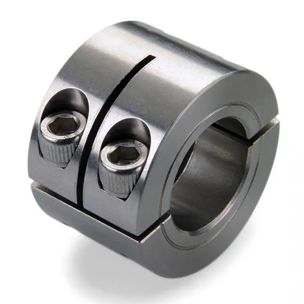 Two Piece Double Wide Shaft Collars (Shaft Clamps) Inch Series