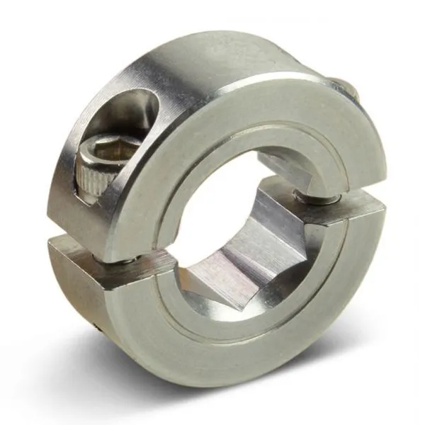 Two Piece Hex Bore Shaft Collars (Shaft Clamps) Inch Series