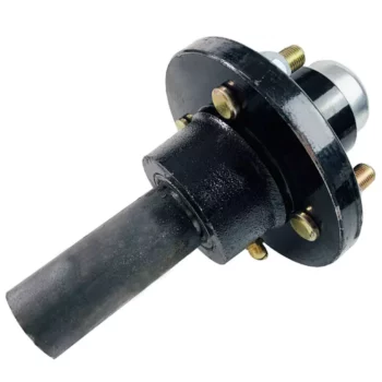 Trailer Parts 4 Bolts Trailer Half Axle Hub With Spindle