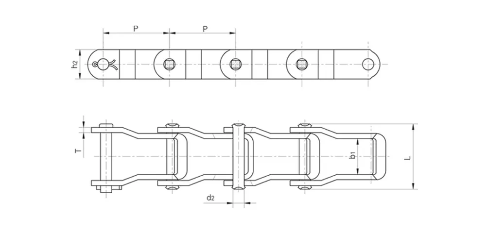 88C Pintle Chain Dimensions