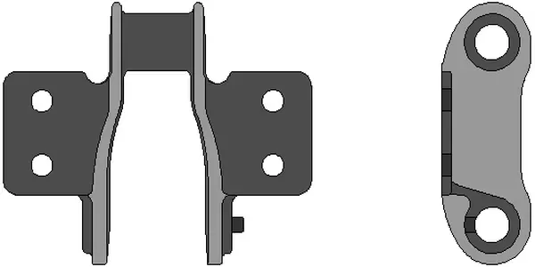 4124 Pintle Chain K2 Attachment