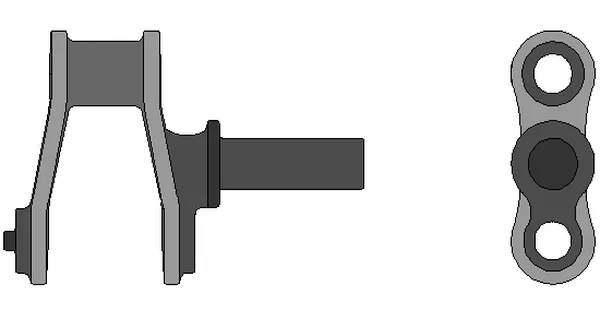 455 Pintle Chain D15 Attachment