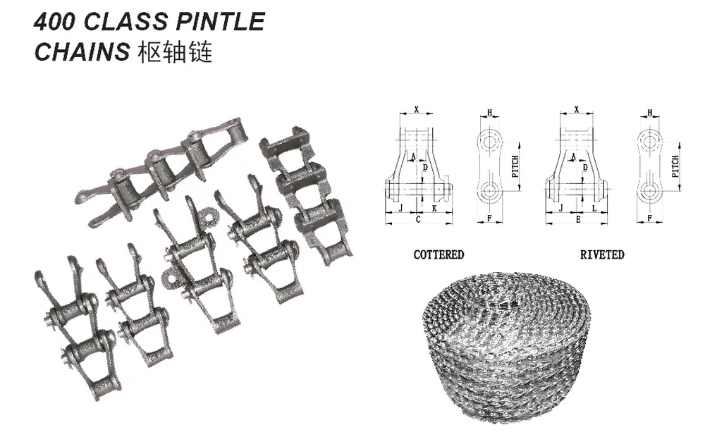 455 Pintle Chain Dimensions