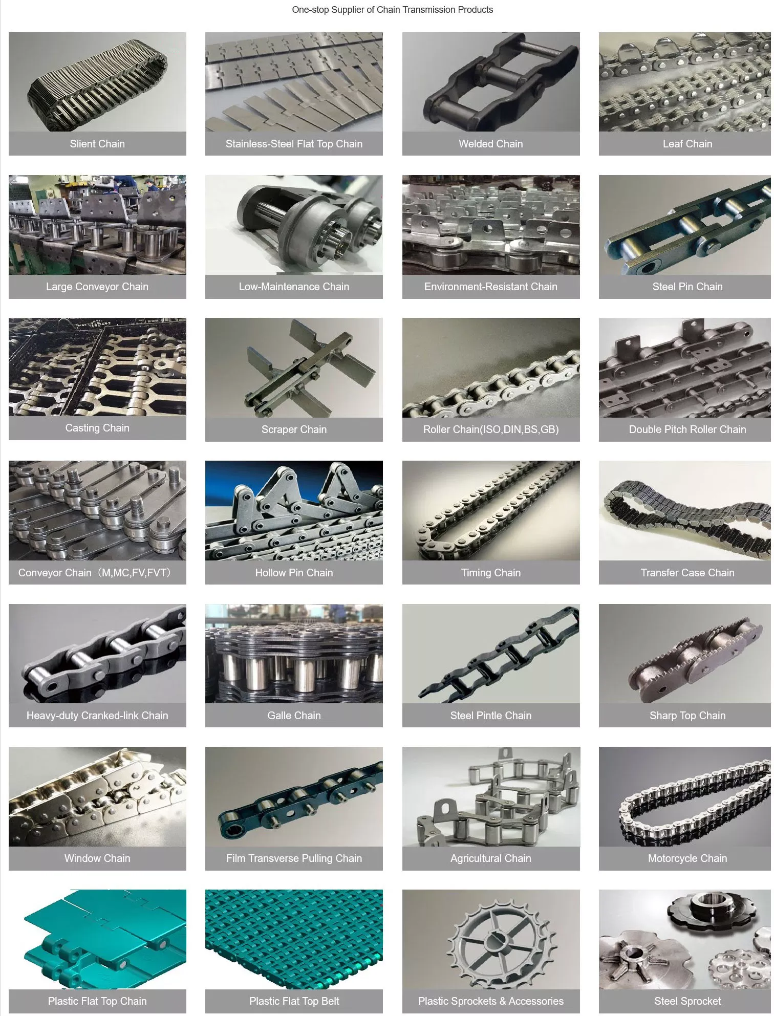 China H Class Mill Chains Manufacturers