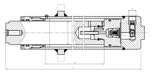 Forklift Short Lifting Hydraulic Cylinder Dimensions