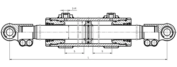 Forklift Steering Hydraulic Cylinder Dimensions