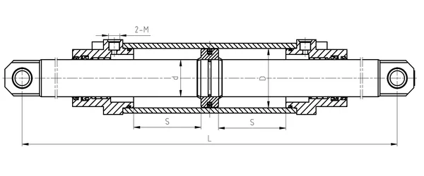 Forklift Steering Hydraulic Cylinder Dimensions