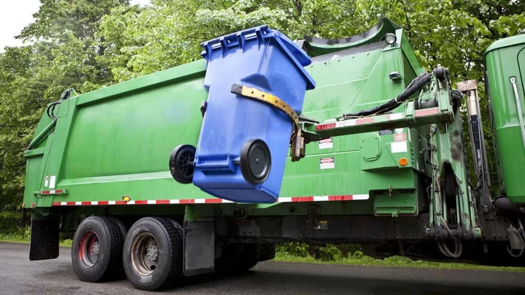 Sanitation Machinery Locking Hydraulic Cylinder Installation