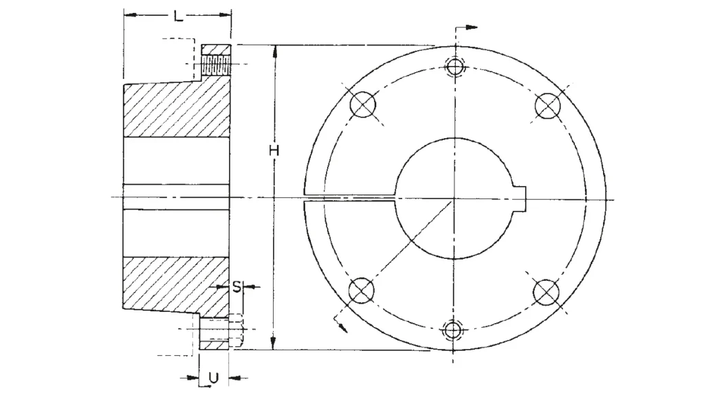 XTB60 Bushings Dimensions