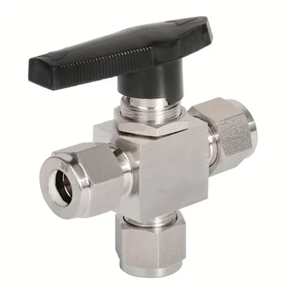 3 Way Double One-Piece Instrumentation Ball Valves