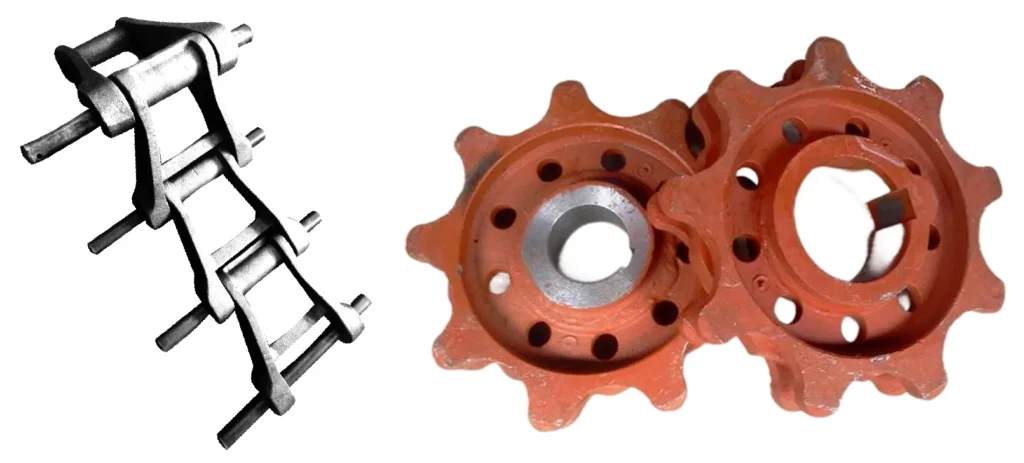 Boiler Grate Chain Sprockets for Boiler Moving Grate Chains