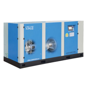 New Design 30 bar ~40 bar High Pressure Oil-free PM VSD Two-stage Screw Air Compressor Driven by Inovance Inverter