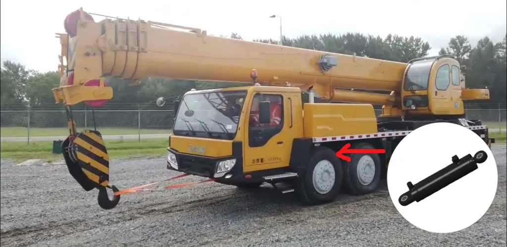 How Does the Mobile Crane Steering Cylinder Work