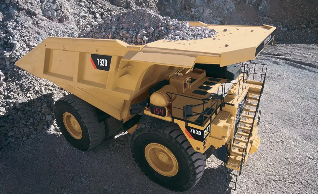 Mining Dump Truck Rear Suspension Cylinder Uses