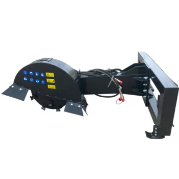 Skid Steer Loader For Stump Grinder Engine Powered Attachment