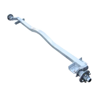 High Quality V-shape Kodiak style 3500LBS hub Galvanize torsion axle for boat trailer-AC13600100-WH