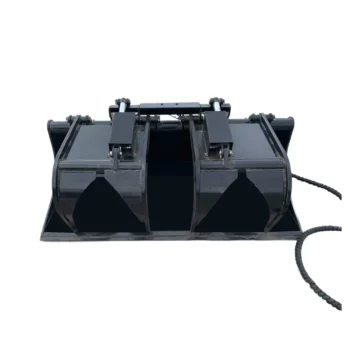 New Skid Steer Log Grass Fork Grapple Root Rake Grapple Bucket for Sale