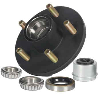 Trailer Axle Kits lazy hub 5 Bolt Idler hub for 3500 LBS Axle Trailer Wheel Unbrake hub Drum Assembly