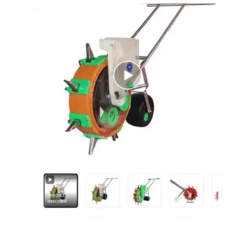 Manual Maize Seeder Hand Push Corn Planter Single Row Corn Seeder