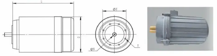 IP67 Motor Dimension