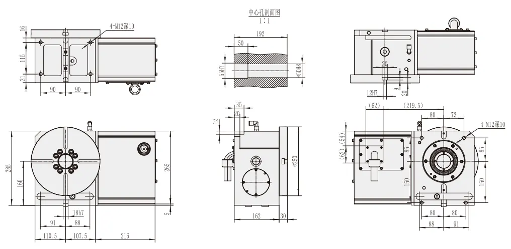 WT Series CNC Rotary Table