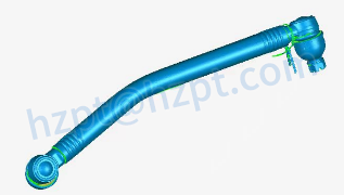 Ball head tie rod assembly for KAMAZ truck