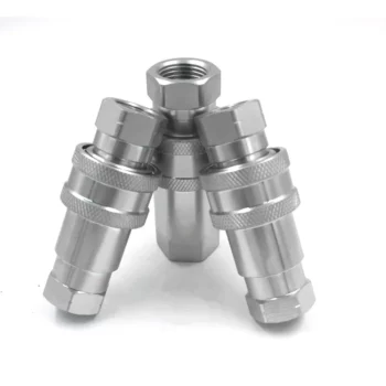 ISO5675 series 1/4 inch Ball Valve Type Parker 4000 NPT/BSP Thread hydraulic quick release fitting &quick disconnect coupler