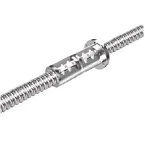 Ball Screw With CMFZD Outer Cycle Tube Enclosed Spacer Preload Nut
