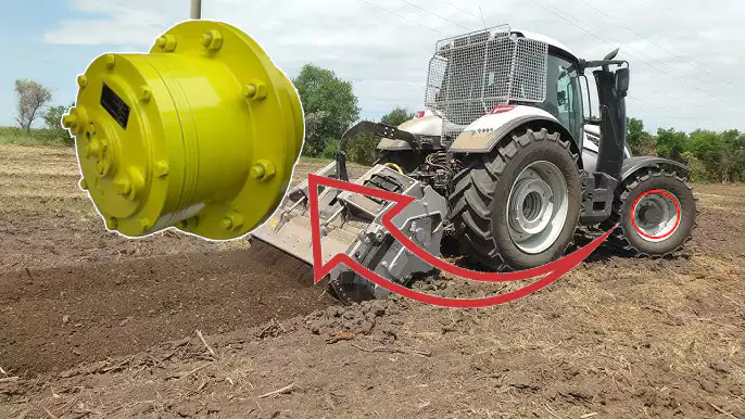 wheel drive Land Clearing Stone Crusher 