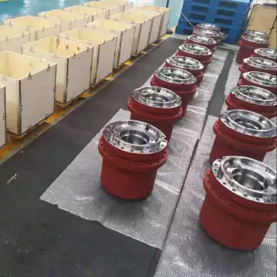 Factory producing travel gearbox