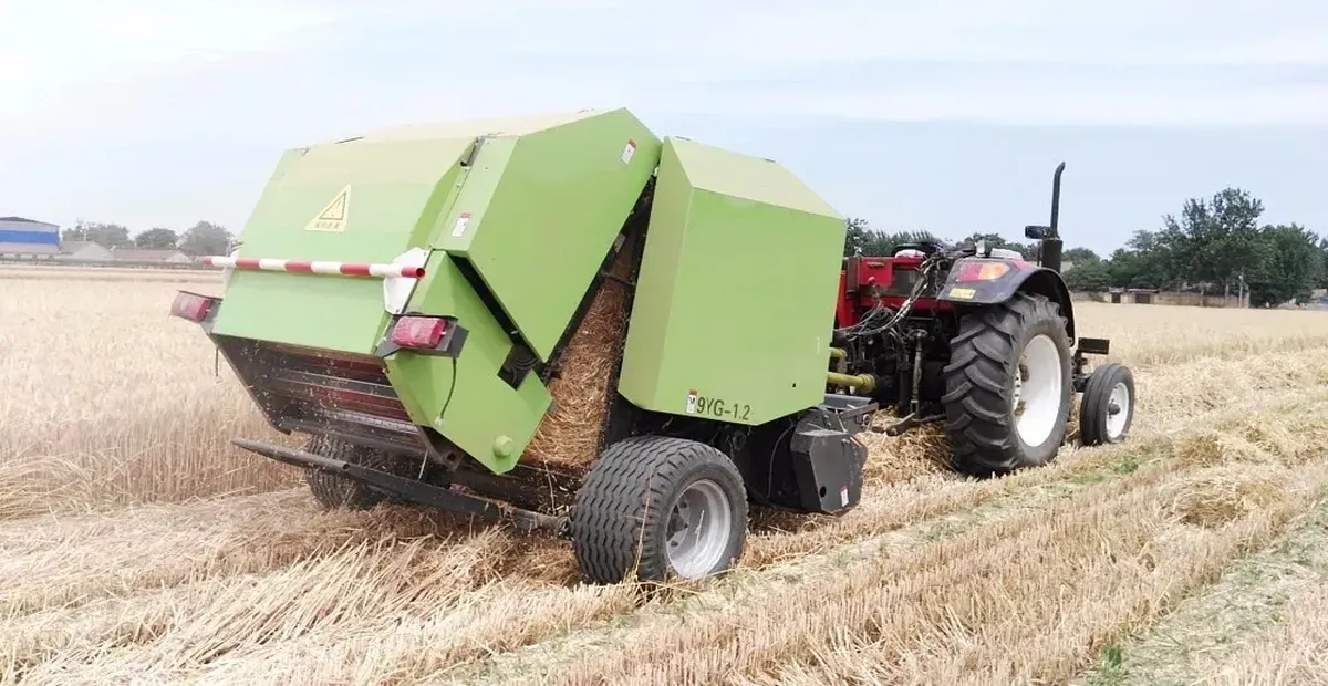 Large Round Baler Working Principle