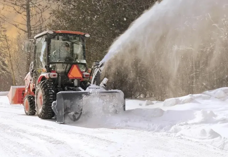 Tractor Mounted 3 Point Hitch Snow Blower Working Principle